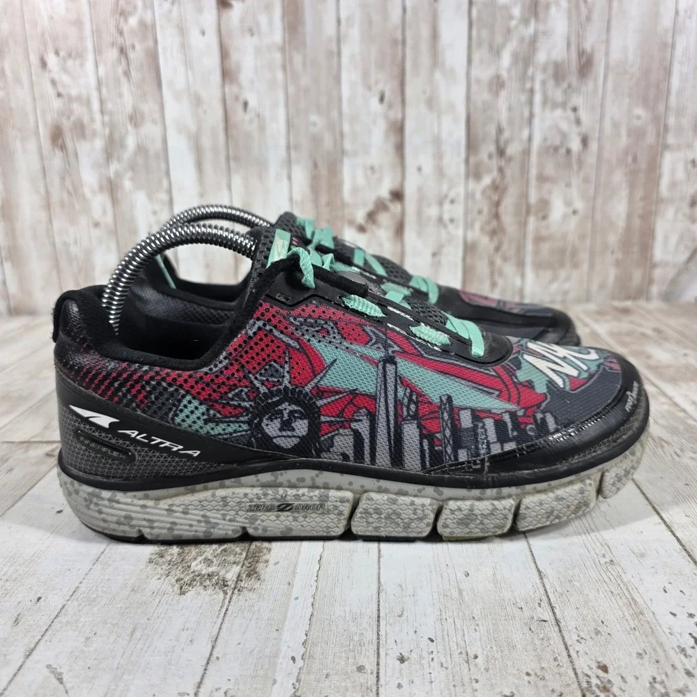 Altra Torin NYC Limited Edition Women Running Shoes Black Red 8